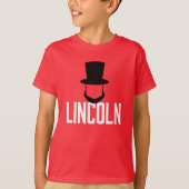 LINCOLN - Tophoed & baard T-shirt (Voorkant)