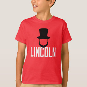 LINCOLN - Tophoed & baard T-shirt