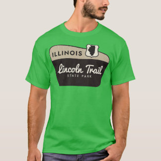 Lincoln Trail State Park Illinois Welkomstbord T-shirt