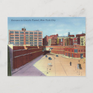 Lincoln Tunnel, New York Briefkaart