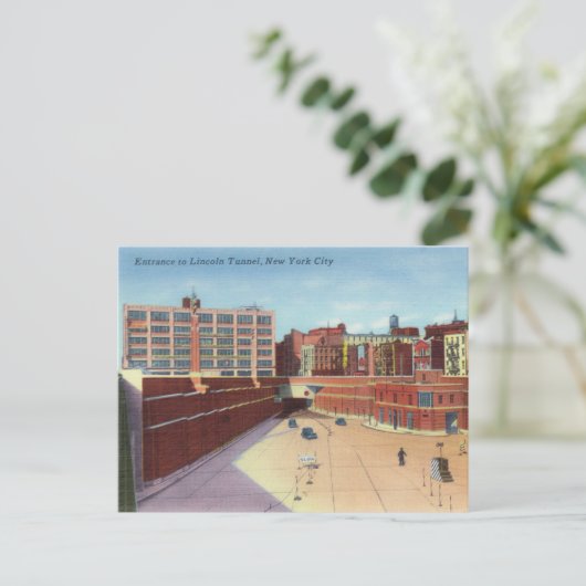 Lincoln Tunnel, New York Briefkaart (Staand voorkant)