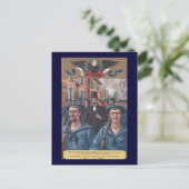 Lincoln Visiting Richmond VA in 1865 Briefkaart (Staand voorkant)