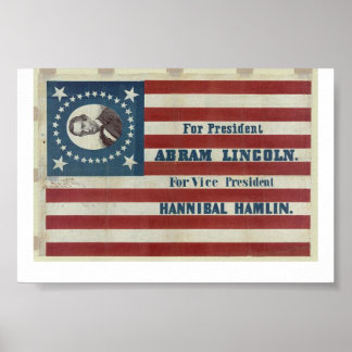 Lincoln voor President 1860 Poster