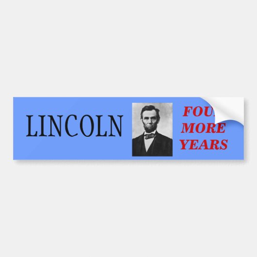 Lincoln voor President Bumpersticker (Voorkant)