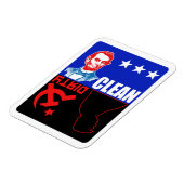 Lincoln vs. Trump Clean vs. Dirty Magneet (Linkerzijde)