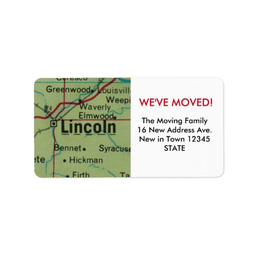 Lincoln We hebben het label verplaatst (Voorkant)