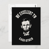 Lincoln - Wees uitstekend Briefkaart (Voorkant / Achterkant)