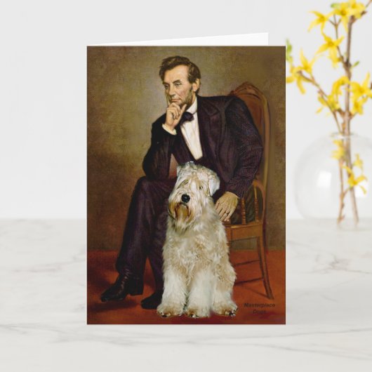 Lincoln - Wheaten Terrier 7 Kaart (Gele Bloem)