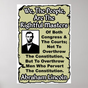 Lincoln: Wij de mensen! Poster
