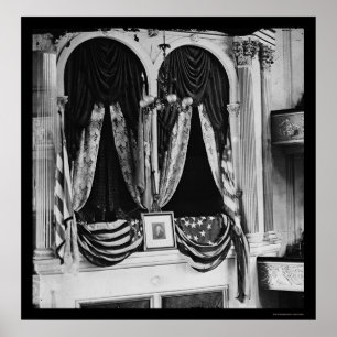 Lincoln's Box in het Ford Theater 1865 Poster