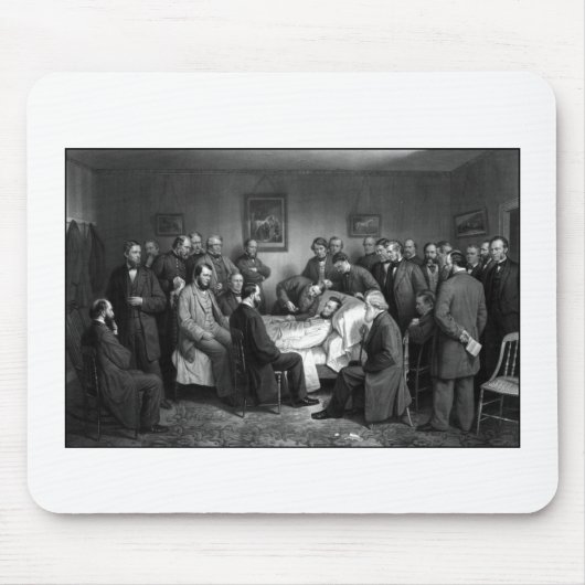 Lincoln's sterfbed muismat (Voorkant)