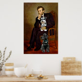 Lincoln's tweedehandenschnauzers poster (Keuken)