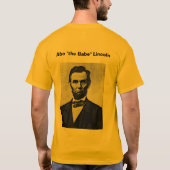 Lincoln's weg naar het Witte Huis, mislukt in maar T-shirt (Achterkant)