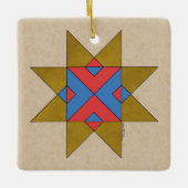 Lincolnshire Auseklis Witch Mark Keramisch Ornament (Voorkant)