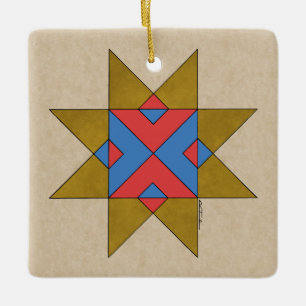 Lincolnshire Auseklis Witch Mark Keramisch Ornament
