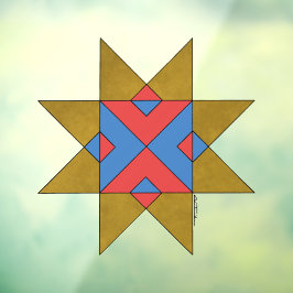 Lincolnshire Auseklis Witch Mark Raamsticker