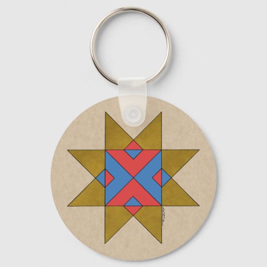 Lincolnshire Auseklis Witch Mark Sleutelhanger (Achterkant)