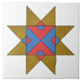 Lincolnshire Auseklis Witch Mark Tegeltje (Voorkant)