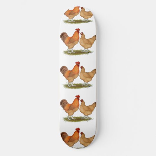 Lincolnshire Buff Chickens Skateboard (Voorkant)