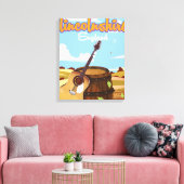 Lincolnshire Engeland vintage reisaffiche Canvas Afdruk (Insitu (Woonkamer))