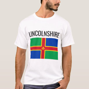 Lincolnshire // English County Flag T-shirt