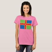Lincolnshire Flag T-shirt (Voorkant volledig)