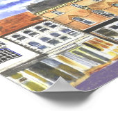 Lincolnshire Louth Clock Tower Poster (Hoek)