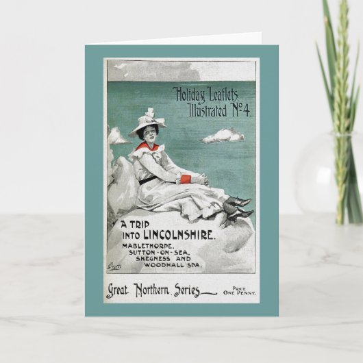 Lincolnshire, UK, Vakantiebrochure Feestdagen Kaart (Voorkant)