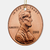 LINCOLPENNY KERAMISCH ORNAMENT (Links)