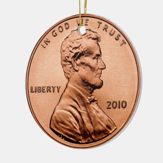LINCOLPENNY KERAMISCH ORNAMENT (Links)
