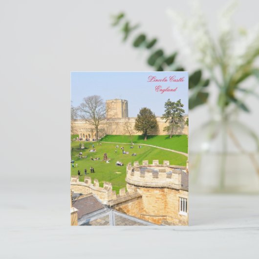 Lincon castle briefkaart (Staand voorkant)