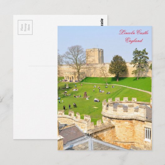 Lincon castle briefkaart (Voorkant / Achterkant)