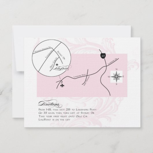 LincPoint Kaart met roze *sydney (Voorkant)