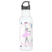 Linda Ballerina Personalized Dancer Gift Waterfles (Voorkant)