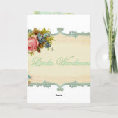 Linda Birds Notitiekaartje (Achterkant)