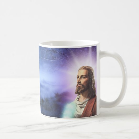 linda caneca com a imagem de Jesus. Koffiemok (Rechts)