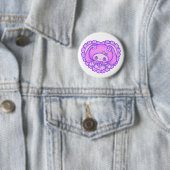 linda coneja melodia ronde button 5,7 cm (In situ)