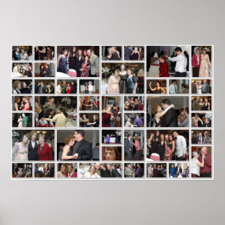 Linda en Bennett's Wedding Party Poster