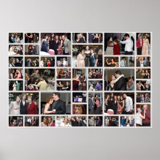 Linda en Bennett's Wedding Party Poster (Voorkant)