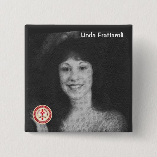 Linda Frattaroli Vierkante Button 5,1 Cm (Voorkant)