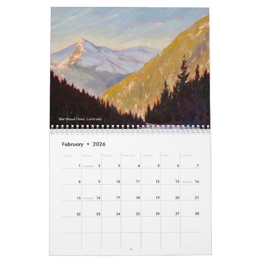 Linda Gray 2026 Kalender Schilderijen van Reizen (Feb 2026)