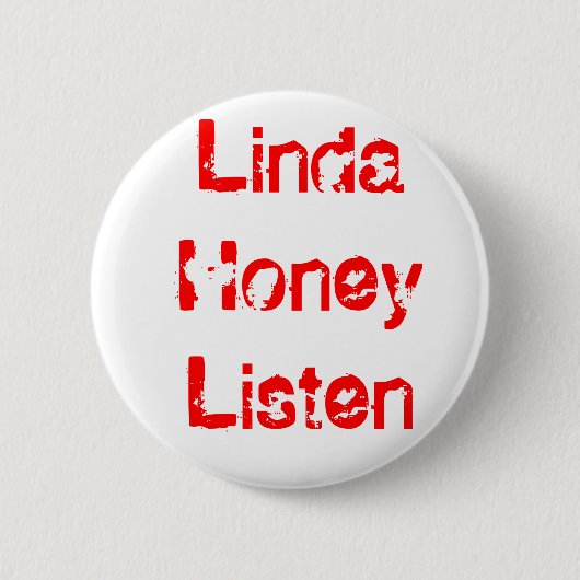 Linda Honey Ronde Button 5,7 Cm (Voorkant)