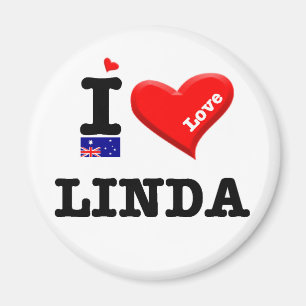 LINDA - I Love Magneet