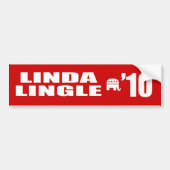 LINDA LINGLE VOOR SENATE BUMPERSTICKER (Voorkant)