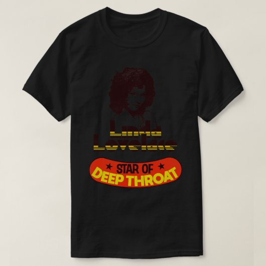 LINDA LOVELACE T-SHIRT (Design voorkant)