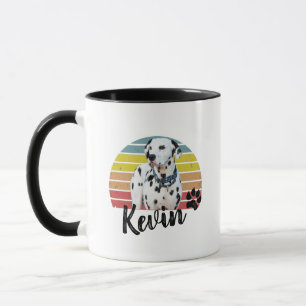 Linda puppy hond Retro Sun T-Shirt Mok