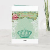 Linda rozen notitiekaartje (Achterkant)