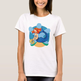 Linda sirenita. Sirena, Mermaid. T-shirt