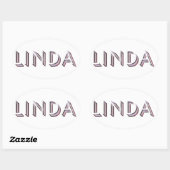 Linda sticker naam (Vel)