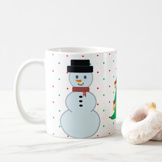 Linda taza de Navidad Koffiemok (Met donut)